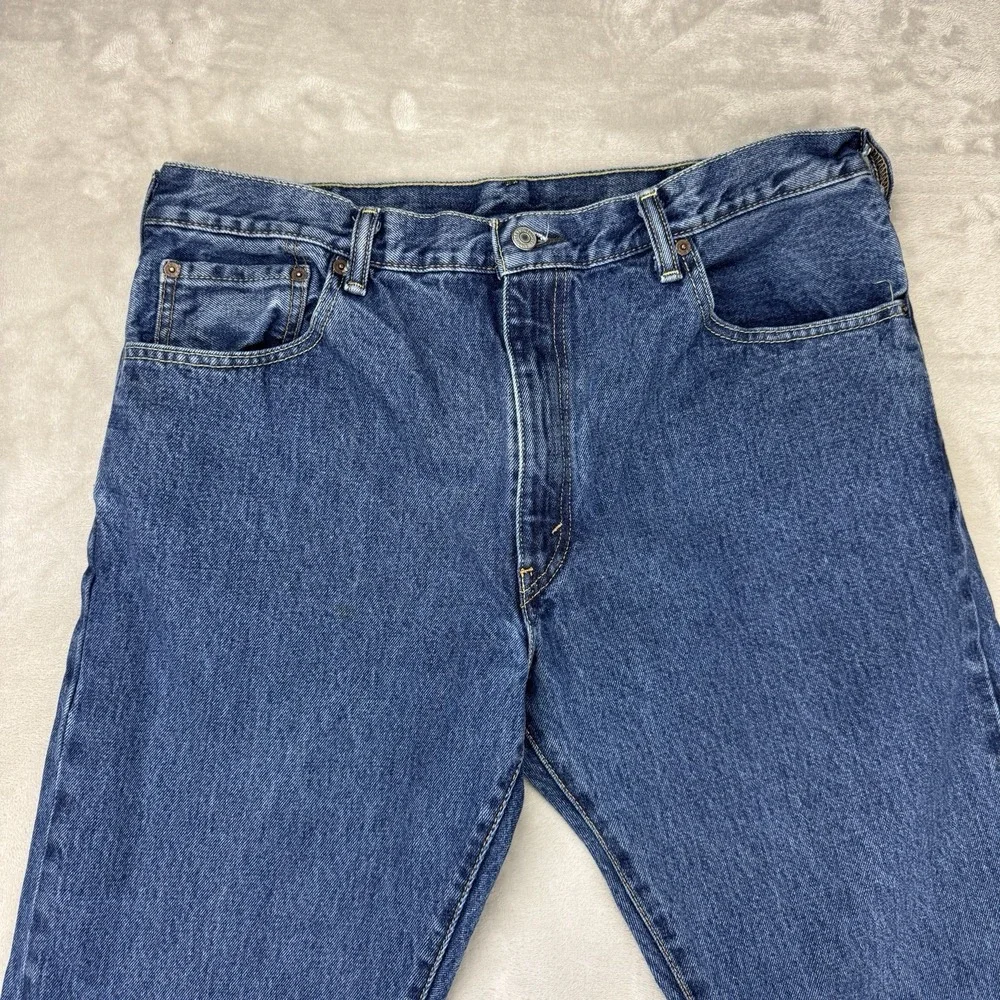 Levi's 517 Denim Jenas Bootcut‎ Blue Men's Size 38x32 (Fit 36x30) Western Cowboy